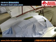 Le cuciture della schiena e della spalla della camicia premono la macchina per i vestiti 1.5KW 220V