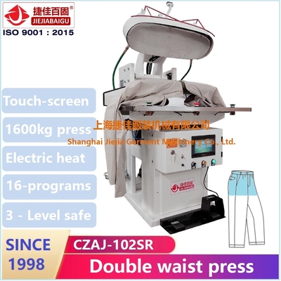 PLC a schermo sensoriale Full Range Pants Pressing Machine con Mitsubishi Fast High Pressure