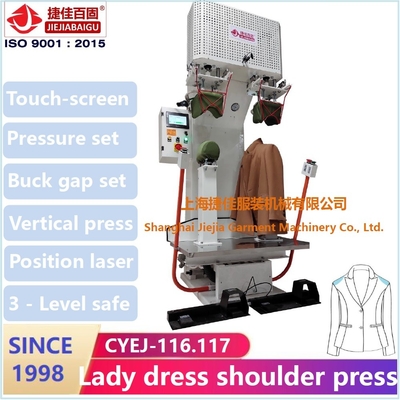 Attrezzatura rivestente di ferro del doppio vapore verticale della spalla per signora PU Blazer Jacket Dress