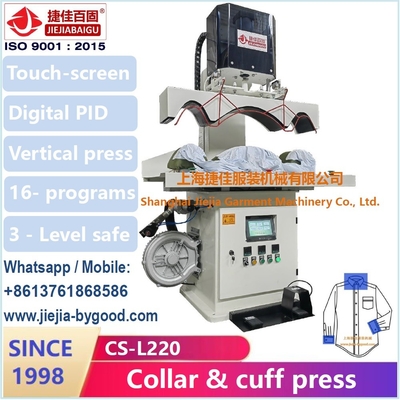 220V elettrico verticale alta pressione camicia pressing machine per collar cuff press