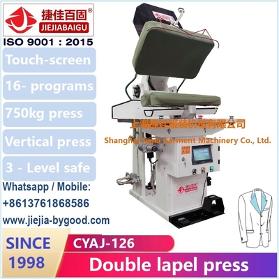Attrezzatura rivestente di ferro del vapore verticale della pressa di stampaggio del rivestimento di signora Blazer Double Shoulder