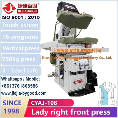 Parte anteriore del vestito da signora della macchina stiratrice dell'indumento della gamma completa della fabbrica 1998 di Shanghai Jiejiabaigu