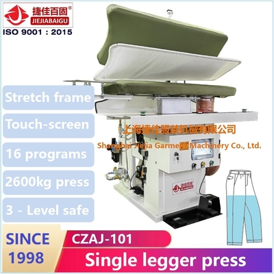 CZAJ Automatic PLC Pant Presser Machine 2600kg Max Pressure 0,4 - 0,6MPa Vapore