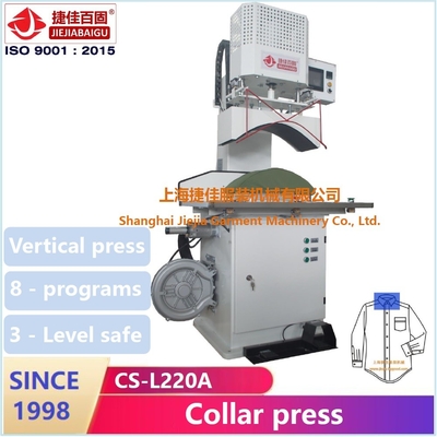 220V elettrico Verticale T-shirt Pressing Machine per Collar Cuff Press