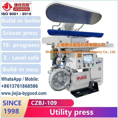 Lavatorio pressatura a vapore utility SS buck pressing machine equipment touch screen
