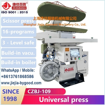 Lavatorio pressatura a vapore utility SS buck pressing machine equipment touch screen
