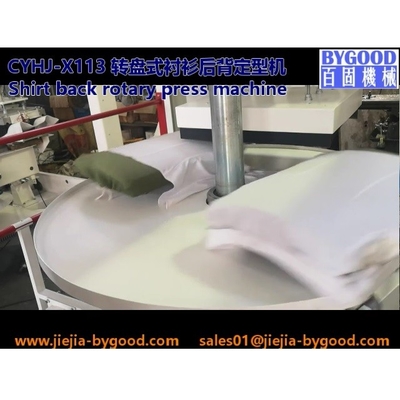 Pressa di stampaggio della camicia per lo spostamento rotatorio della parte posteriore del corpo e la macchina stiratrice verticale della camicia della stampa CYHJ-S132