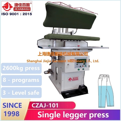CZAJ Automatic PLC Pant Presser Machine 2600kg Max Pressure 0,4 - 0,6MPa Vapore