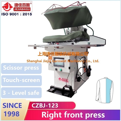 Macchina commerciale della stampa della lavanderia del vestito della giacca sportiva del rivestimento dello SpA per Front Type Ironing