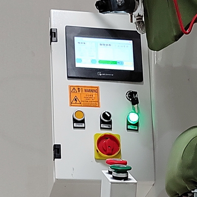 Sistema di riscaldamento automatico del vapore dello SpA della pressa di stampaggio del rivestimento del touch screen