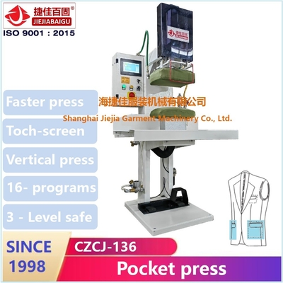 Controllo touch screen PLC Costume Dress Press Machine Tasca 220V 50HZ